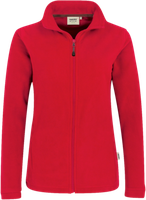 Damen-Fleecejacke Delta Gr. 2XL, rot - 100% Polyester, 220 g/m²