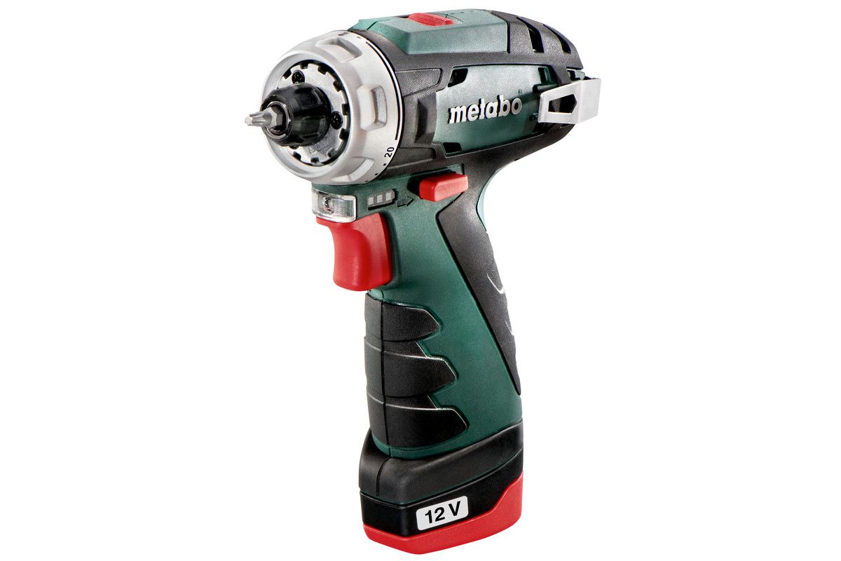 Akku Bohrschrauber 12V 2x2.0Ah im Koffer - Metabo, 34N 1-10mm inkl. Ladegerät