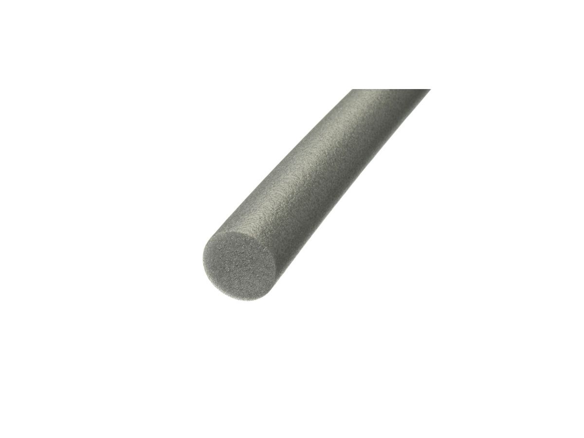 PE Rundschnur Permafix 601 10 mm - geschlossenzellig grau