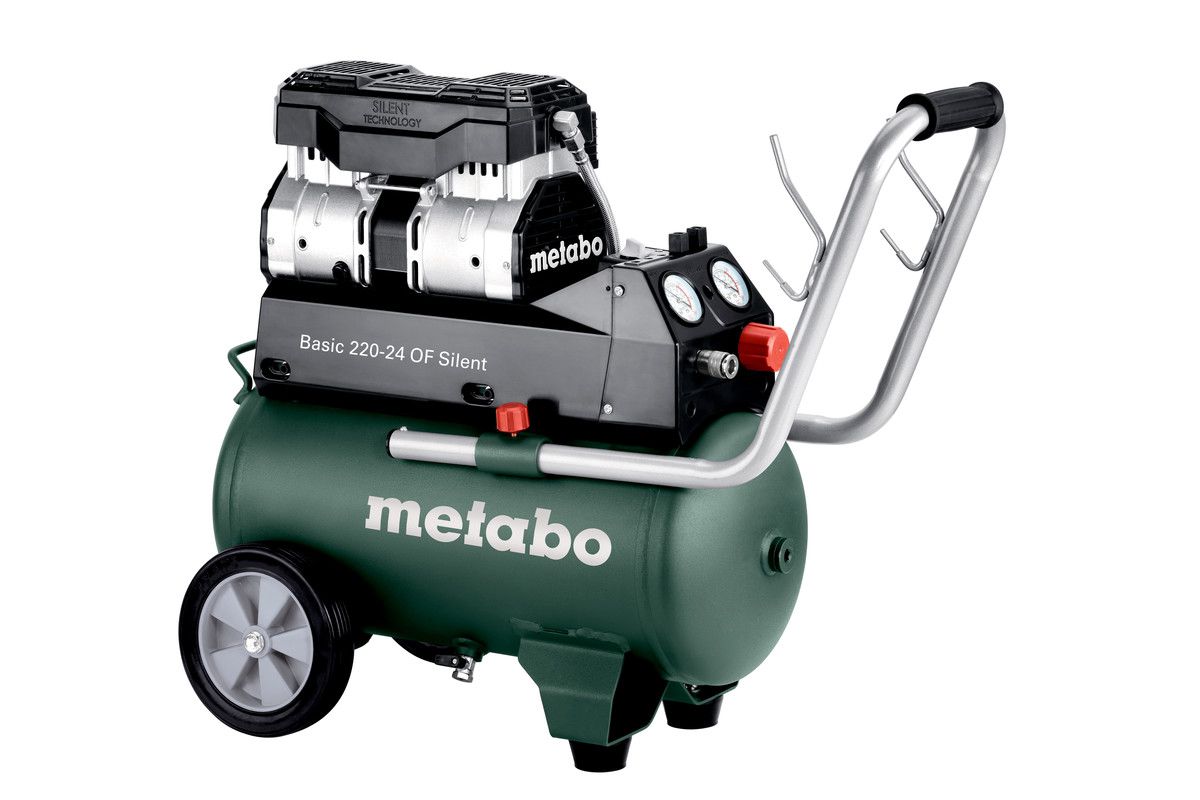 Kompressor Basic 220-24 OF Silent - im Karton, Extrem Leise,Metabo