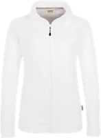 Damen-Fleecejacke Delta Gr. 2XL, weiss - 100% Polyester, 220 g/m²