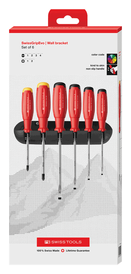 Schraubenzieherset PB 38244 - SwissGrip Evo H CBB