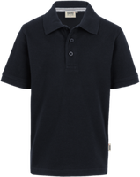 Kids-Poloshirt Classic Gr. 116, schwarz - 100% Baumwolle, 200 g/m²