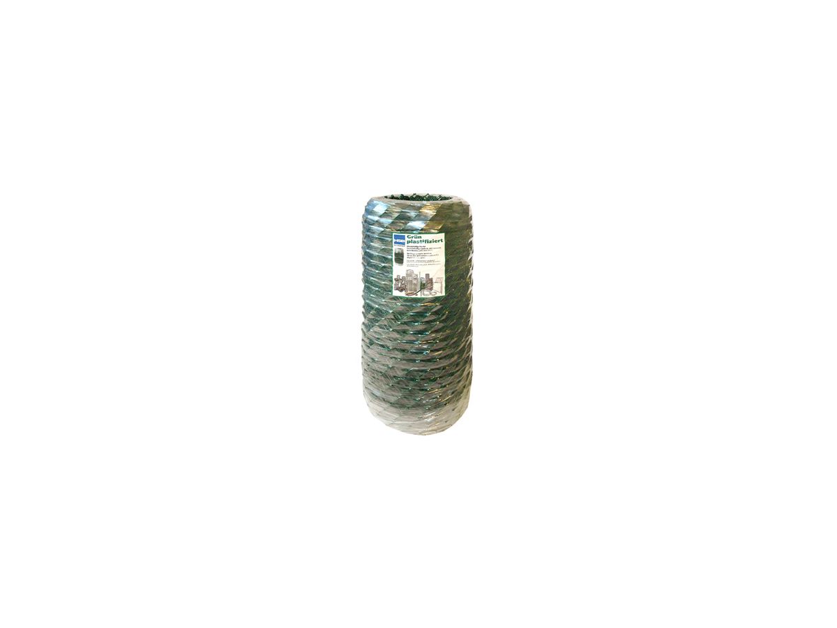 Diagonalgeflecht dunkelgrün plastifiz. - 50x2,0/3,1 x 800 mm, Rolle à 5 m