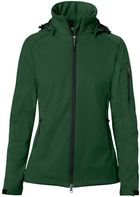 Women-Softshell-Jacke Alberta Interlock- - 3-Lagen-Laminat aus 100 % Polyester