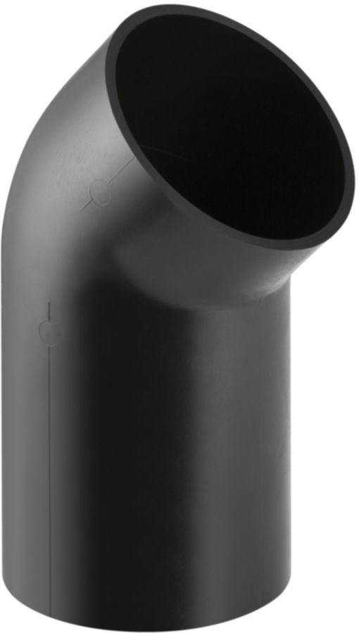 Geberit PE Bogen 45° mit langem Schenkel