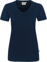 Damen-V-Shirt Performance Gr. 2XL, tinte - 50% Baumwolle, 50% Polyester, 160 g/m²