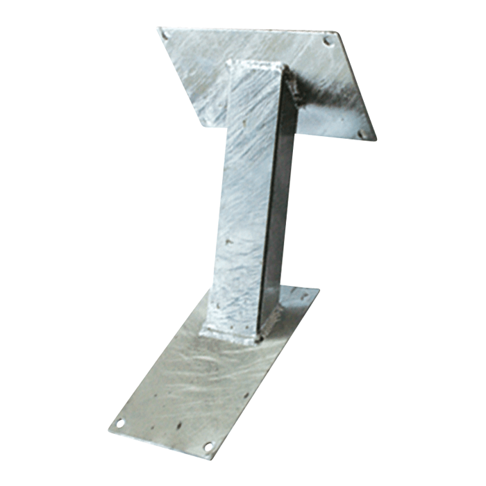 Briefkastenwandkonsole HUBER verzinkt - LxBxH 120x200x300