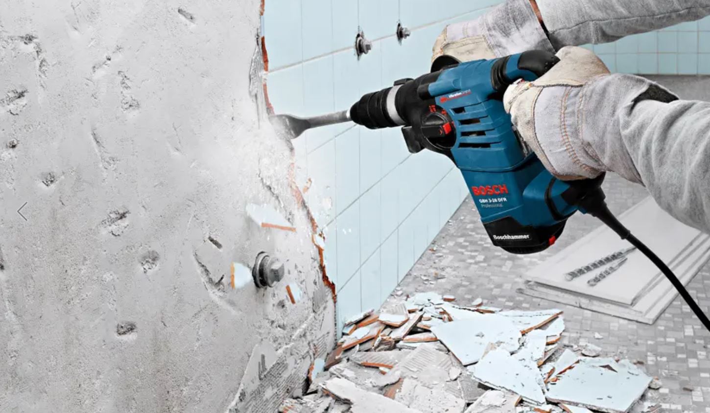 Bohrhammer Bosch GBH 3-28 DFR 3.1J 800W - Koffer und 13mm Schnellspannbohrf./SDS+