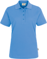 Damen-Poloshirt Perf. 2XL malibublau - 50% Baumwolle, 50% Polyester