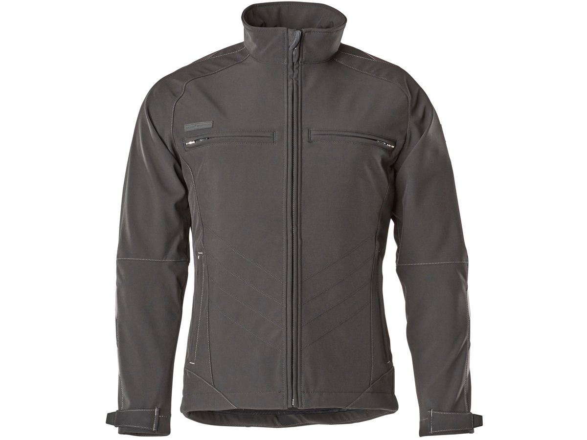 Dresden Soft Shell Jacke m. Str. schwarz - 100% Polyester Gr. XS