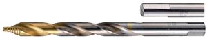 Spiralbohrer HSS-G DIN 338 TiN - 3-kant Schaft, mit Kreuzanschliff