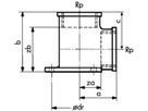 Deckenwinkel 90° +GF+ Serie 8000