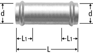 Optipress-Therm Schiebemuffe