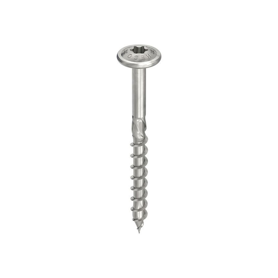 Tellerkopf HECO TOPIX Plus - Inox A2, ohne-/mit Schaft