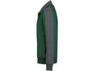Sweatjacke Contr. Perf. 4XL tanne/anth. - 50% Baumwolle, 50% Polyester, 300 g/m²