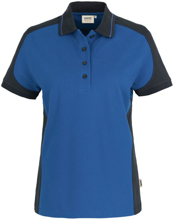 Damen-Poloshirt Contrast Performance - 50% Baumwolle, 50% Polyester, 200 g/m²