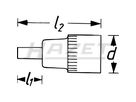 Schraubendreher Einsatz  7 mm HAZET - Kugelkopf