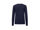 HAKRO Pullover Premium-Baumwolle, Gr.3XL - Feinstrick aus 100 % Baumwolle, tinte