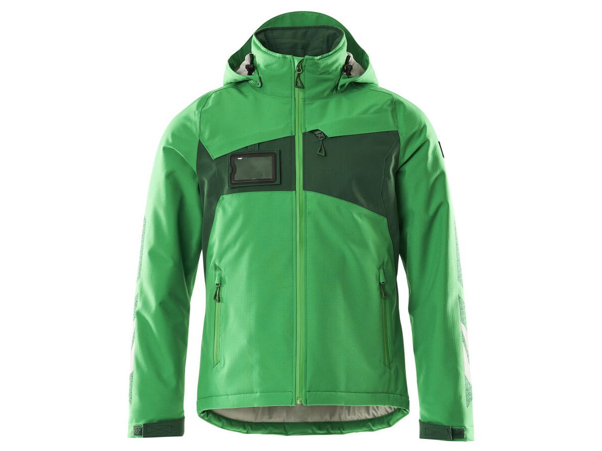 Winterjacke wind-/wasserdicht, Gr. 4XL - grasgrün/grün, 100% PES