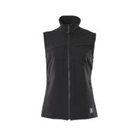 Weste Damen-Passform, Gr. M - schwarz, 88% PES / 12% EOL