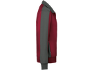 Sweatjacke Contr. Perf. XS weinrot/anth. - 50% Baumwolle, 50% Polyester, 300 g/m²