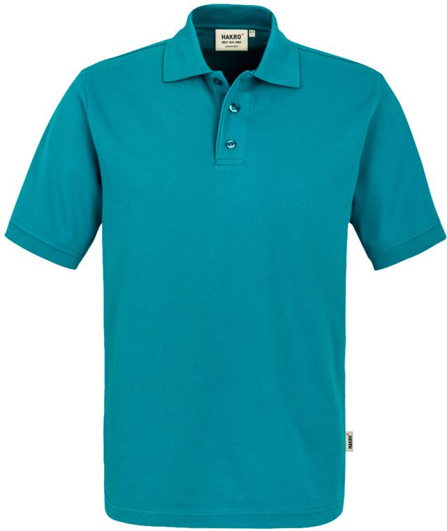 Poloshirt Top Piqué aus 100 % Baumwolle - grau-mel.: 60 % Polyester, 40 % Baumwoll