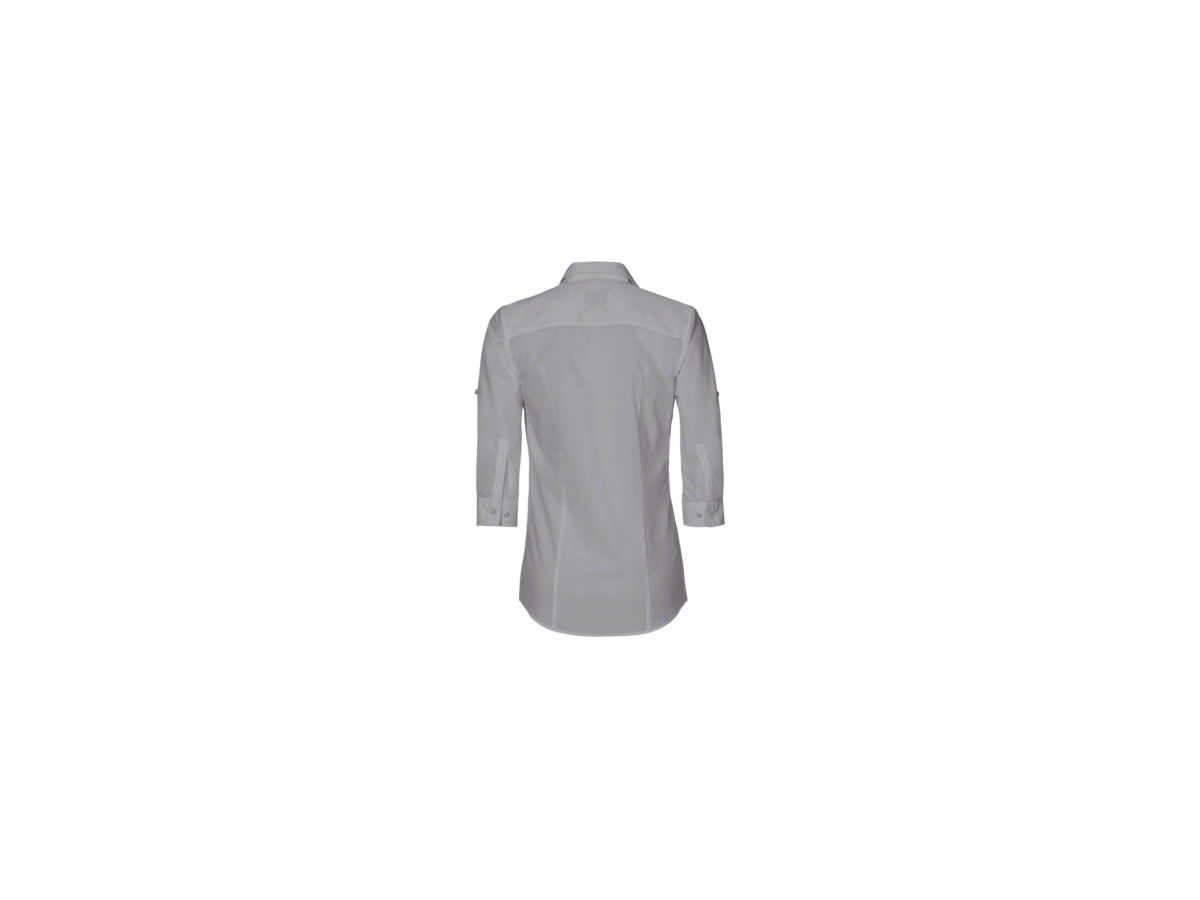 Bluse Vario-¾-Arm Perf. Gr. XS, titan - 50% Baumwolle, 50% Polyester, 120 g/m²