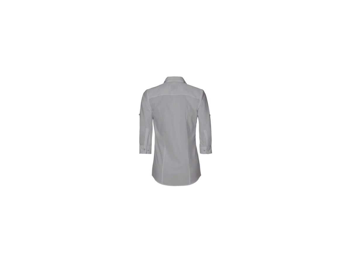 Bluse Vario-¾-Arm Perf. Gr. 2XL, titan - 50% Baumwolle, 50% Polyester, 120 g/m²