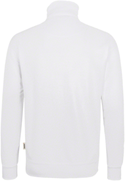 Zip-Sweatshirt Premium Gr. 4XL, weiss - 70% Baumwolle, 30% Polyester, 300 g/m²