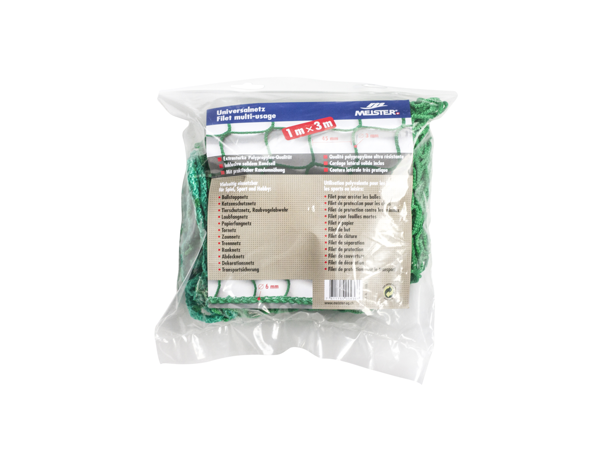 Universalnetz PP 3mm/1x3m grün - Blister à 1 Stk.