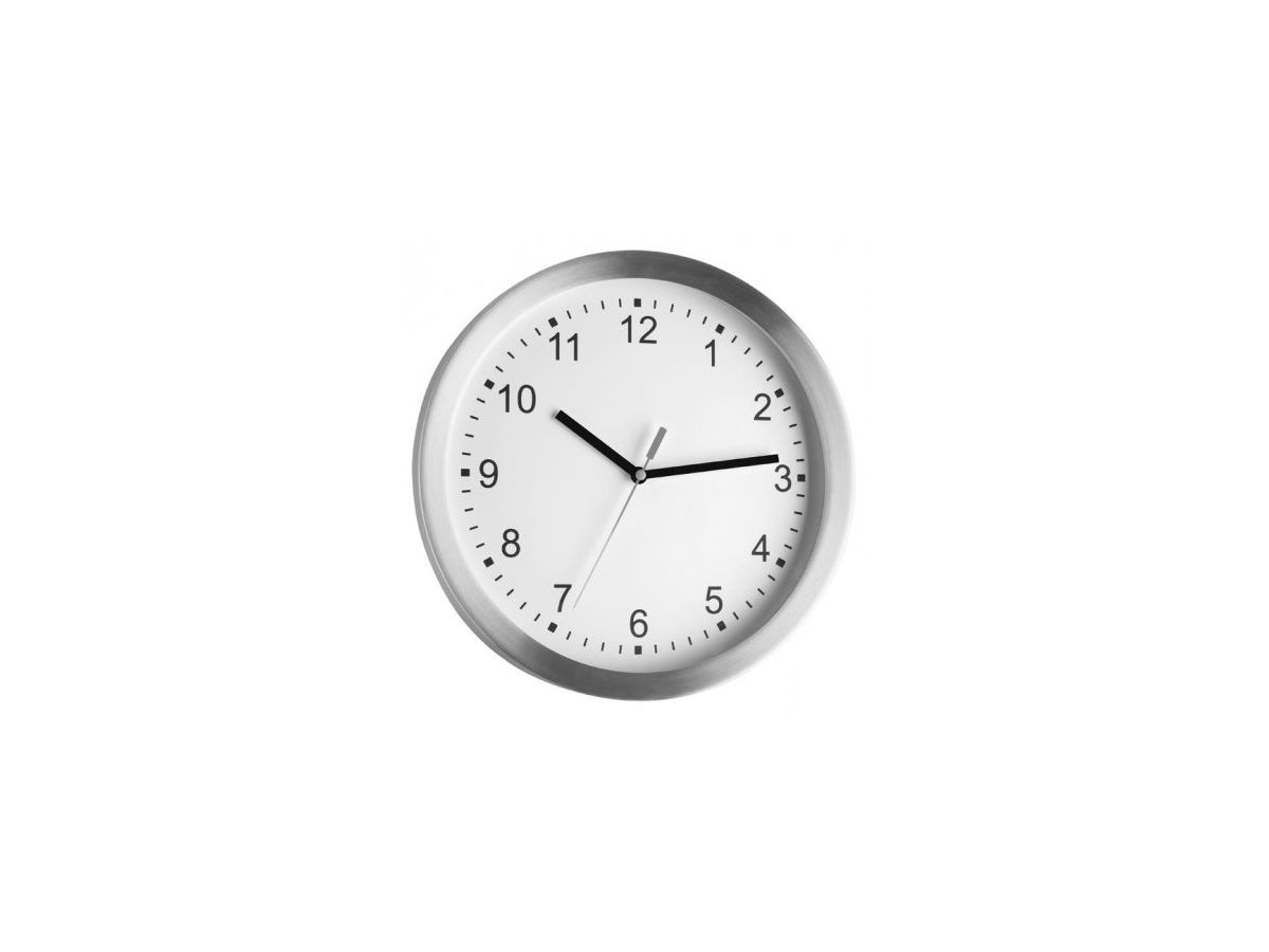 Wanduhr 29,5cm ALU TFA