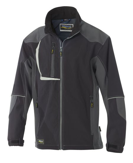 Softshell-Jacke - Brusttasche rechts mit Reissverschluss
