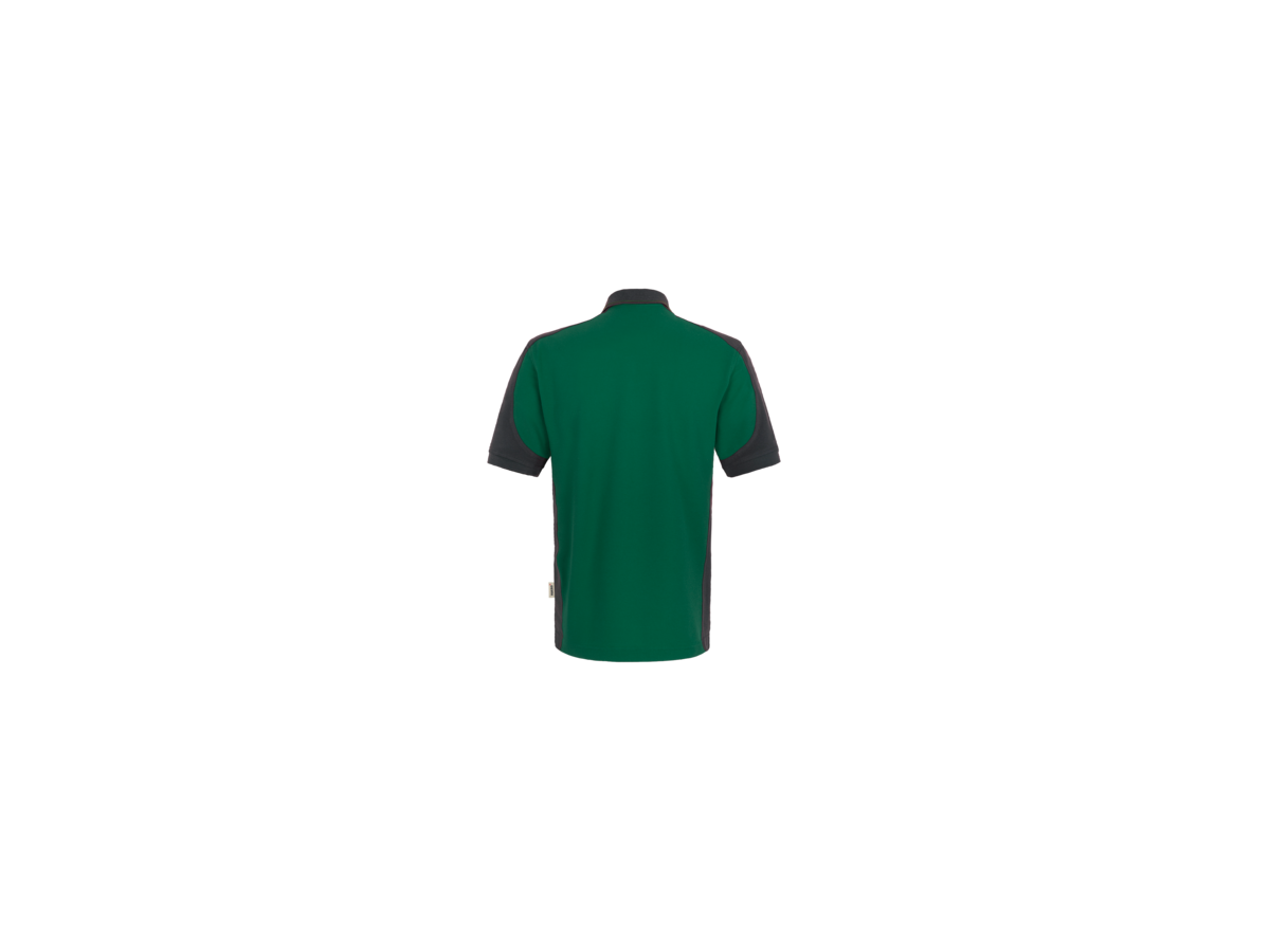 Poloshirt Contrast Perf. 5XL tanne/anth. - 50% Baumwolle, 50% Polyester, 200 g/m²