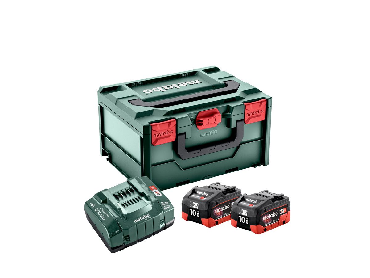 SET Basic 2 x LiHD 10 Ah + ASC 145 - Metabo