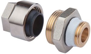 Schwarzrohradapter Simplex PLUS - mit AG und Gewindeeinschneiddichtung