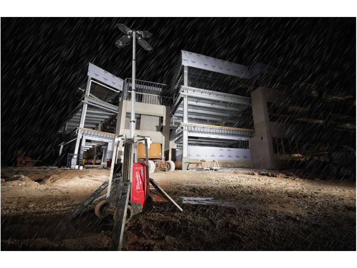 MX FUEL Akku-Leuchte MXF TL-601, 6.0Ah - Milwaukee Netz-Akku Betrieb bis 27000Lu.