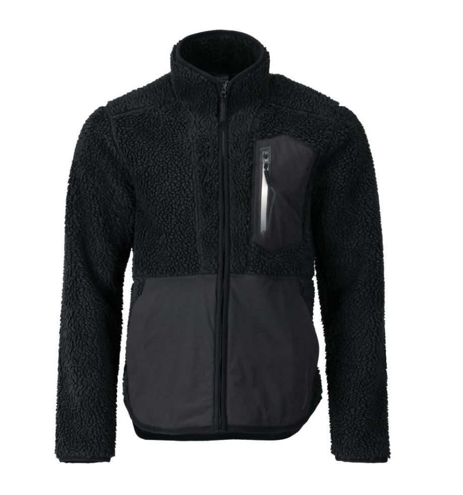 Faserpelz Jacke mit Reissverschluss - 80% Rec. Polyester, 20% Polyester