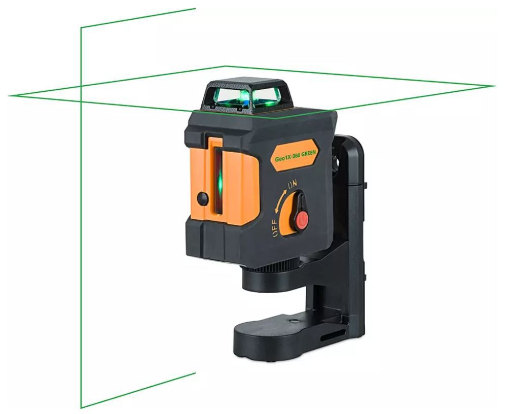 Kreuzlinienlaser GEO 1x360° GREEN - Perfekt für Meterrisse