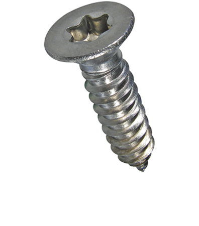 Senk Blechschrauben mit Innensechsrund - mit Spitze INOX A2