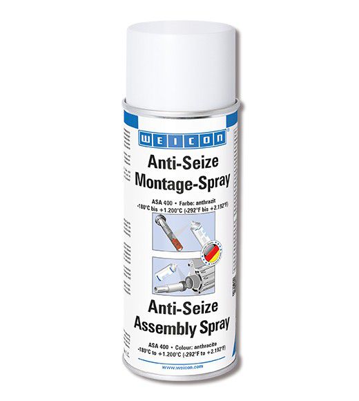 Anti-Seize-Spray Weicon, anthrazit - ASA 400, f. Korrosion und Festfressen