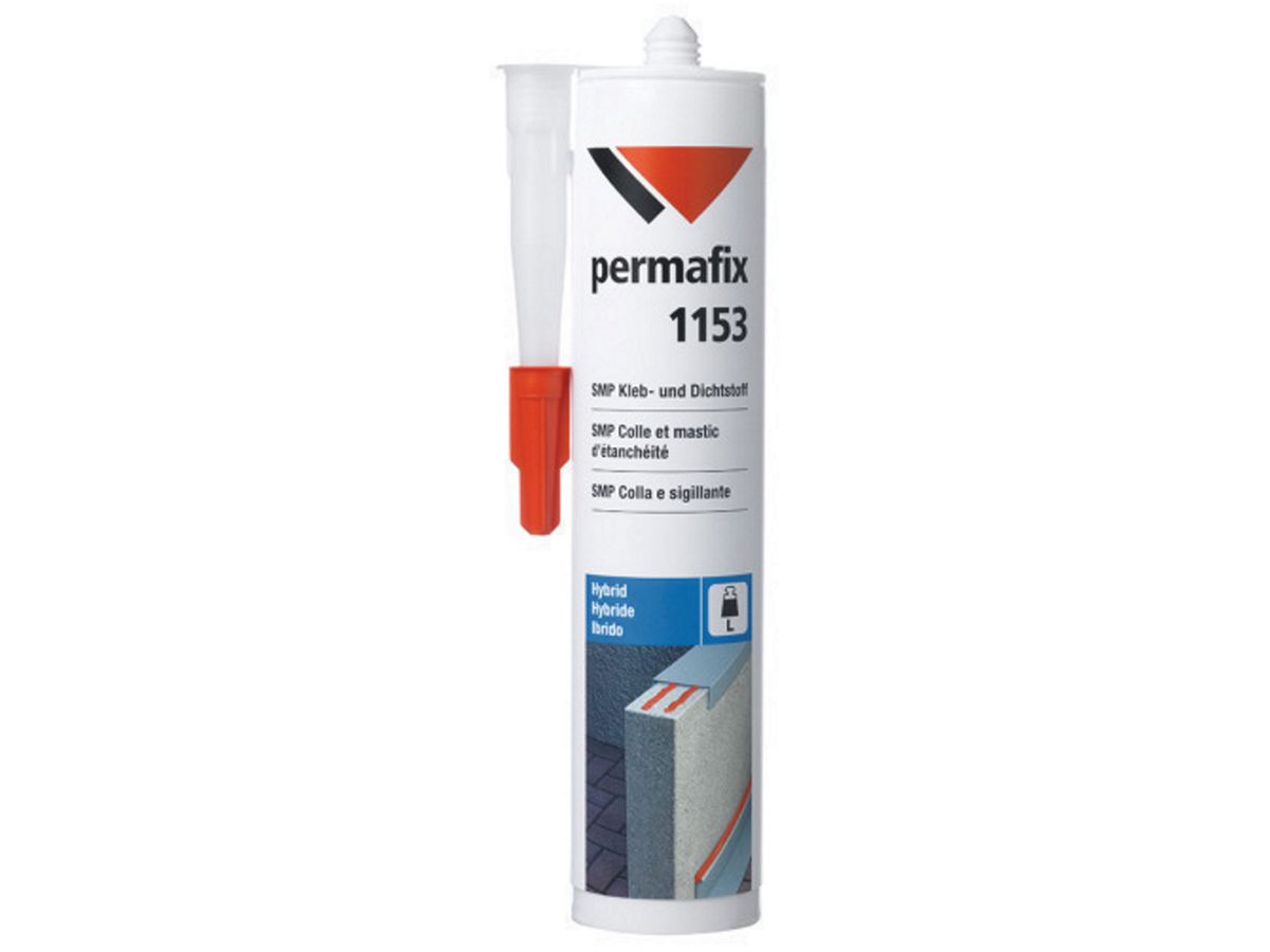 Kleb-und Dichtst. Permafix 1153 weiss - SMP, Hybrid 290 ml