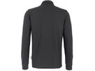 Longsleeve-Poloshirt Mikralinar, Gr. 3XL - karbongrau