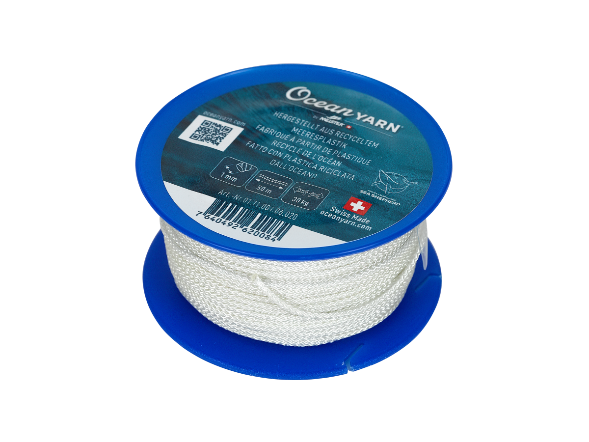 Normalgeflechtseil PET OceanYarn - aus recyceltem Meeresplastik