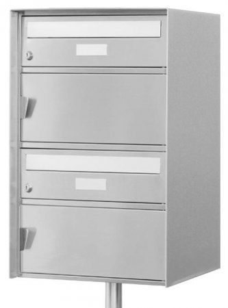 Briefkastenanlage Genève HUBER - BxHxT 415x612x303, zwei übereinander