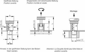 PEM Positionier. Bolzen PTL2