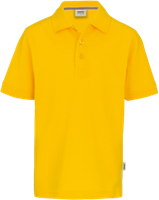 Kids-Poloshirt Classic Gr. 116, sonne - 100% Baumwolle, 200 g/m²