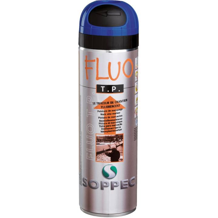 Markierspray Fluo TP 500ml blau - Fluoreszierend CTM, Pak. à 12 Stk.