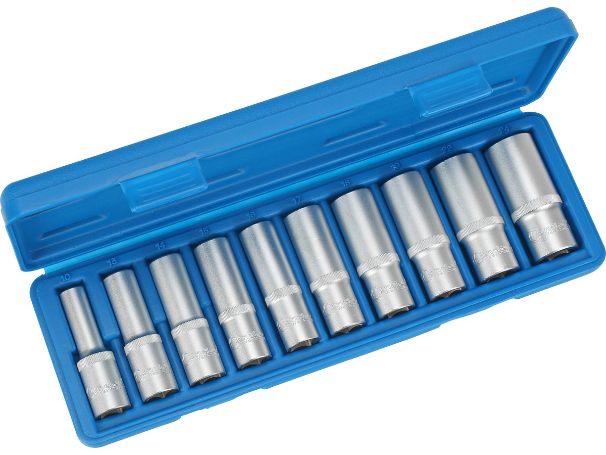 Steckschlüssel-Satz Condor - 10-24mm, Antrieb 1/2", Länge 81 mm