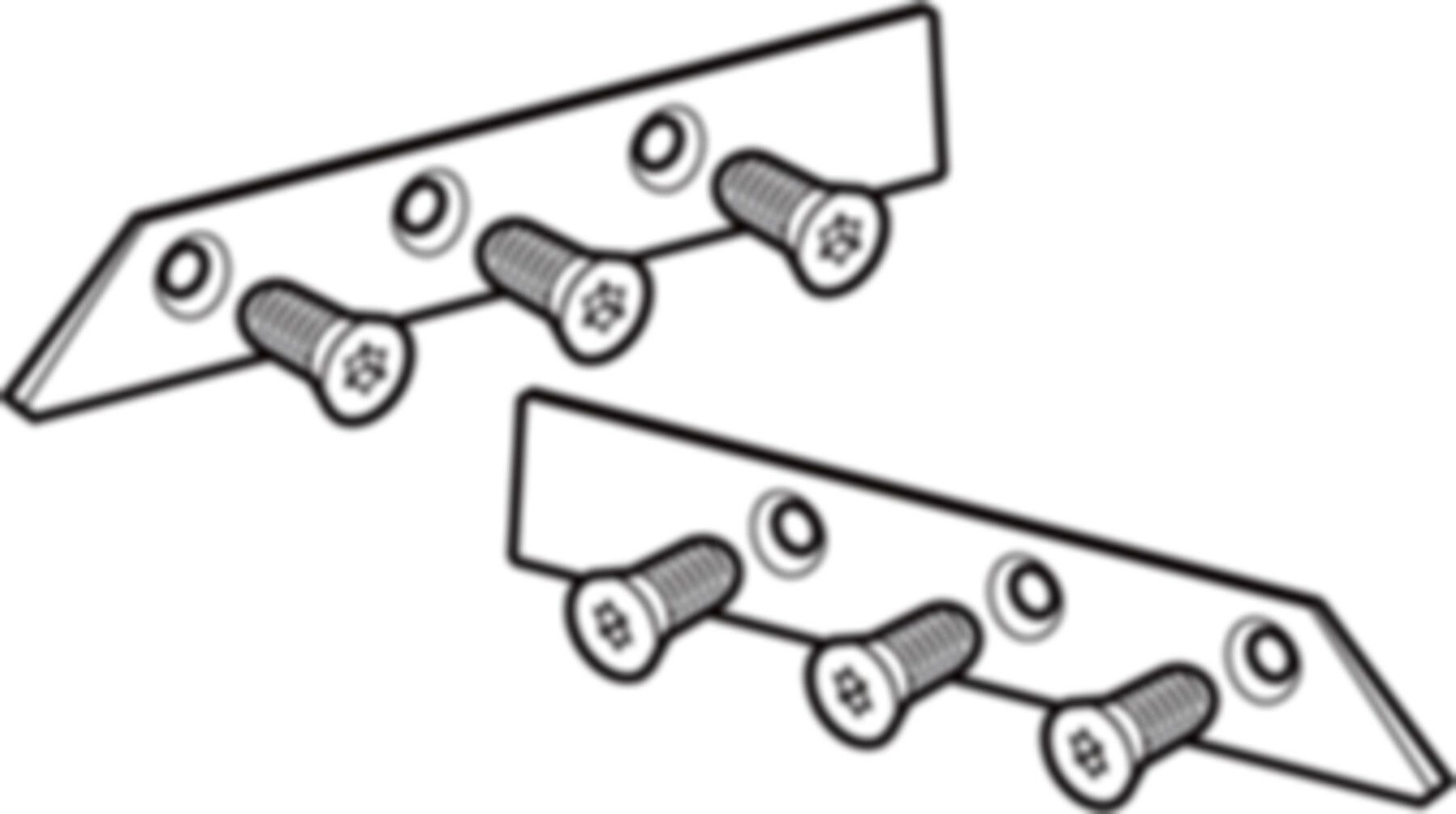 Hobelmesser-Set, 40-200 - link und rechts